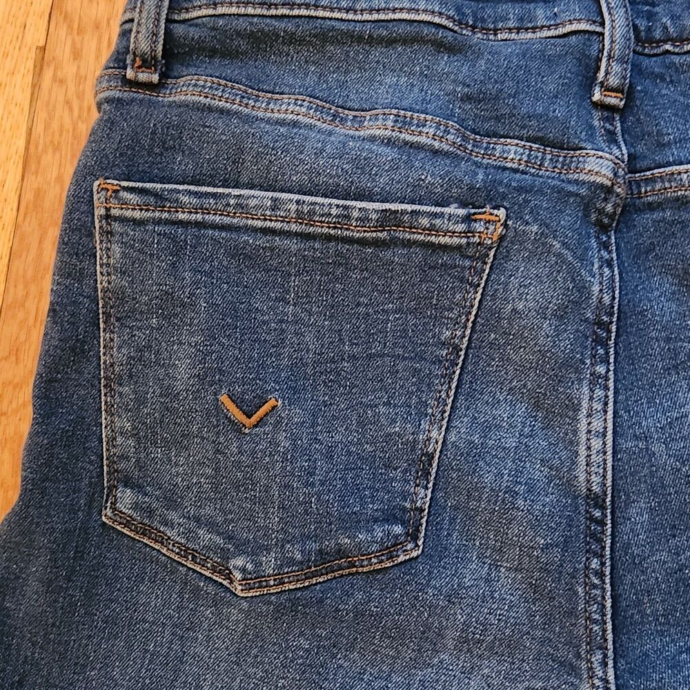 Hudson Rosalie High-Rise Wide Leg Ankle Jean in Callisto (Blue), Sz 27 - Picture 8 of 13
